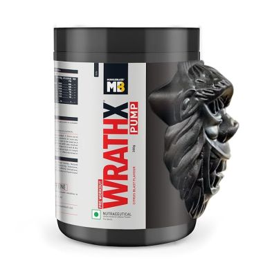 HK Vitals: Pre Workout WrathX PUMP with Nitrosigine & L-Citrulline (Citrus...