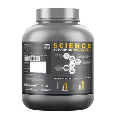 HK Vitals: Biozyme Performance Whey Protein | Clinically Tested 50% Higher Protein Absorption | Informed Choice UK, Labdoor USA Certified & US Patent Filed EAF® (Chocolate Hazelnut, 2 kg / 4.4 lb)