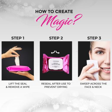 Colorbar: On The Go Makeup Remover Wipes  - 003