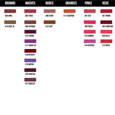Colorbar: Matte Me As I Am Lipcolor - 015 Stroke