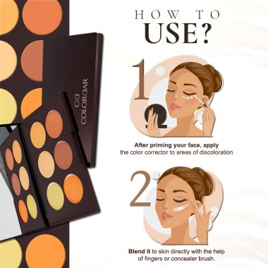 Colorbar: 24Hrs Wear Concealer Palette - Light Medium