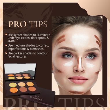 Colorbar: 24Hrs Wear Concealer Palette - Light Medium