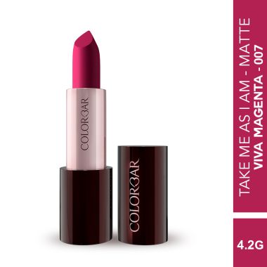 Colorbar: Take Me As I Am Vegan Matte Lipstick - Viva Magenta - 007