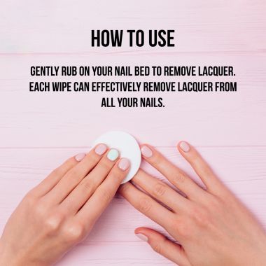 Colorbar: On The Go Nail Lacquer Remover Wipes Rainbow Bouquet - 007