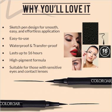 Colorbar: Ultimate Eye Liner - Ultimate Black