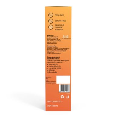 SETU: Vitamin C: Fizz - 60 Effervescent Tablets (Pack of 3) | Amla Extract and Zinc, Boost Immunity, Skin | Orange Flavour