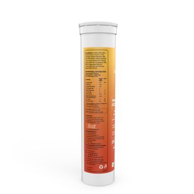 SETU: Vitamin C: Fizz - 60 Effervescent Tablets (Pack of 3) | Amla Extract and Zinc, Boost Immunity, Skin | Orange Flavour