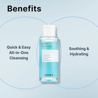 COSRX: Low pH Niacinamide Micellar Cleansing Water(100mL)