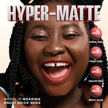Focallure: Lasting Matte Lipstick-HOT NU01 Brick Nude