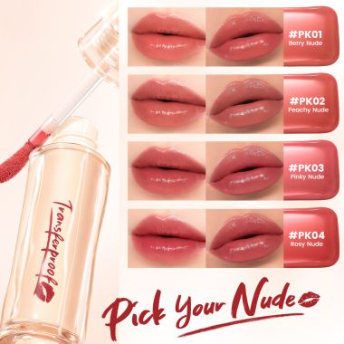 Focallure: Watery Transferproof lip cream-PK01 Berry Nude