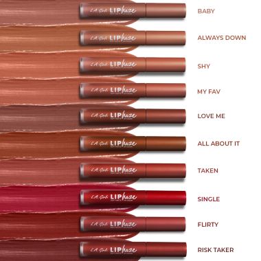 L.A.Girl: LIP HAZE BLURRING SOFT MATTE LIP COLOR-FLIRTY