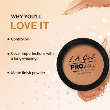 L.A.Girl: Hd Pro Face Pressed Powder Warm Carmel