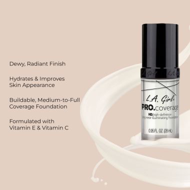 L.A.Girl: Pro coverage Hd Foundation White