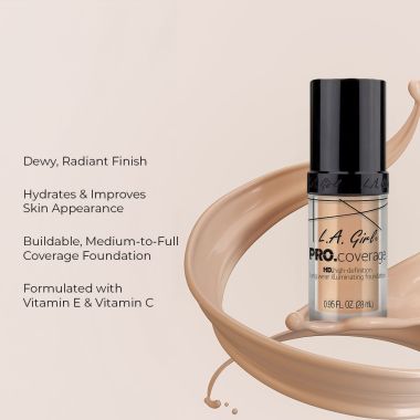 L.A.Girl: Pro coverage Hd Foundation Fair