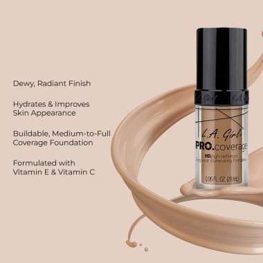 L.A.Girl: Pro coverage Hd Foundation Beige