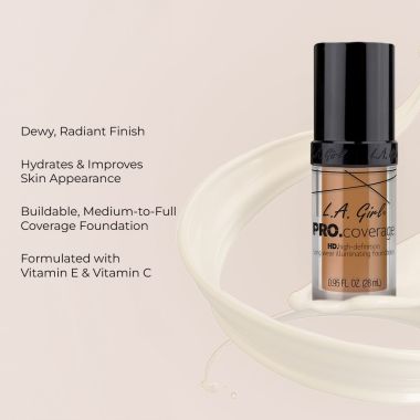 L.A.Girl: Pro coverage Hd Foundation Tan