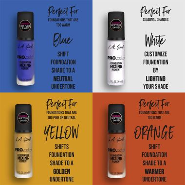 L.A.Girl: Pro Color & Pro Matte Foundation - Yellow