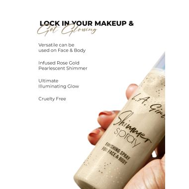 L.A.Girl: Shimmer Spray - Gold