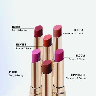 Diam Beauty: Mini glass tint balm duo, Berry & Peony (3.6gm)