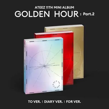 Cokodive: ATEEZ - GOLDEN HOUR : PART.2 11TH MINI ALBUM PHOTOBOOK RANDOM