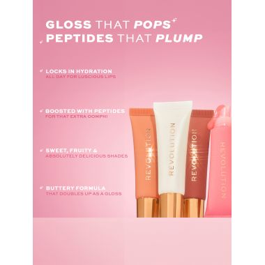 Makeup Revolution: Juicy Peptide Lip Balm Nude Spice