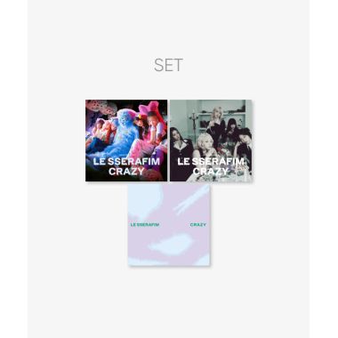Cokodive: LE SSERAFIM - CRAZY JAPAN 3RD SINGLE ALBUM 3 SET (LIMITED EDITION...