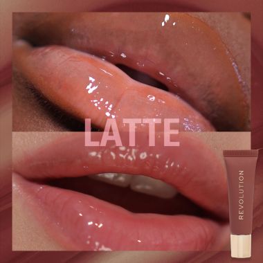 Makeup Revolution: Juicy Peptide Lip Balm Nude Latte