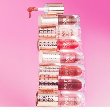Makeup Revolution: Pout Bomb Plumping Gloss Espresso Cool Nude