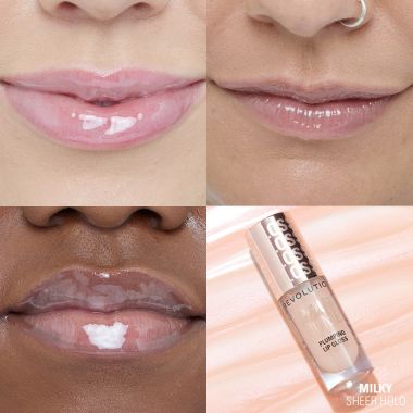 Makeup Revolution: Pout Bomb Plumping Gloss Milky Sheer Holo