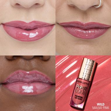 Makeup Revolution: Pout Bomb Plumping Gloss Wild Mauve Pink