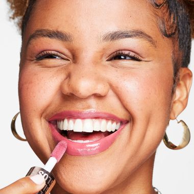Makeup Revolution: Pout Bomb Plumping Gloss Rosewood Rose Pink