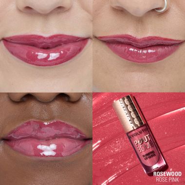 Makeup Revolution: Pout Bomb Plumping Gloss Rosewood Rose Pink