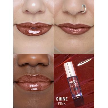 Makeup Revolution: Pout Bomb Shimmer Gloss Chocolate Sparkle