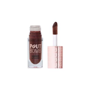Makeup Revolution: Pout Bomb Shimmer Gloss Chocolate Sparkle