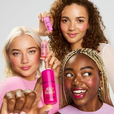 Makeup Revolution: Jelly Blush Stick Lip and Cheek Stain Strawberry Pink