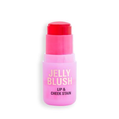 Makeup Revolution: Jelly Blush Stick Lip and Cheek Stain Strawberry Pink