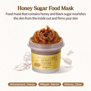 Skinfood: Honey Sugar Food Mask120Ml