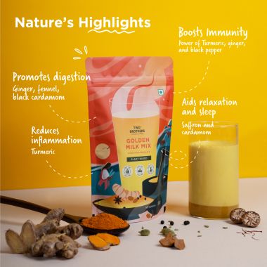 Two Brothers Organic Farms: Golden Milk Powder (200G)