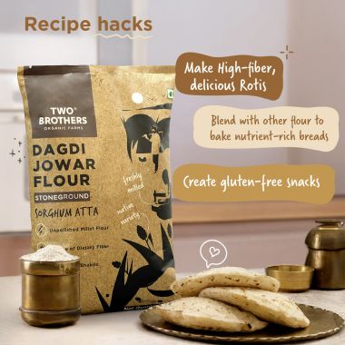 Two Brothers Organic Farms: Jowar Atta (2kg)
