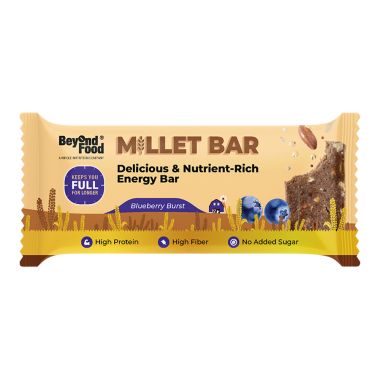 Beyond Food: Millet Bar - Blueberry Burst (Pack of 6)