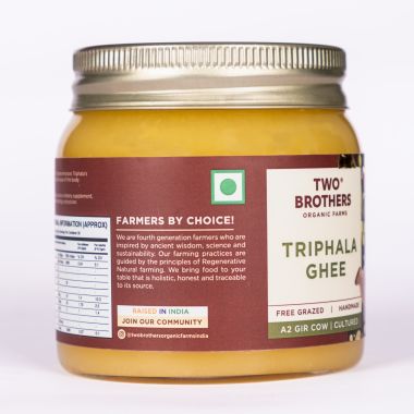 Two Brothers Organic Farms: Triphala Ghee (250ml)