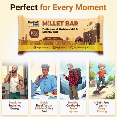 Beyond Food: Millet Bar - Rich Cocoa (Pack of 6)