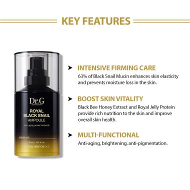 DR.G: Royal Black Snail Ampoule 30ml