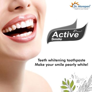 Dr. Morepen: Charcoal Toothpaste with Bamboo Toothbrush - 100gm
