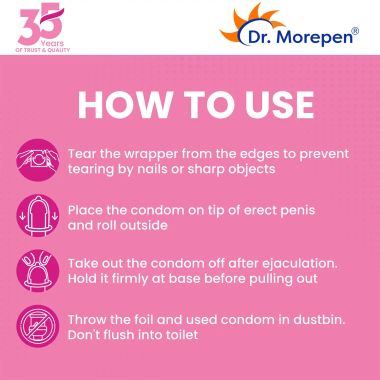 Dr. Morepen: Exygra Longlast Bubblegum Flavoured Condom - Pack of 10