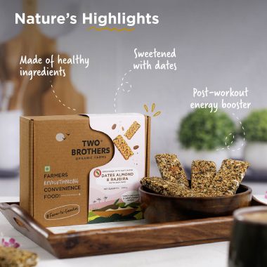 Two Brothers Organic Farms: NutriBars (9 Energy Bars, 300G)