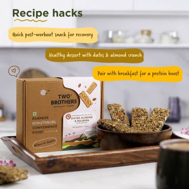 Two Brothers Organic Farms: NutriBars (9 Energy Bars, 300G)