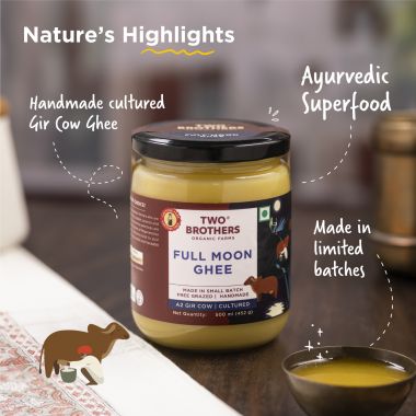 Two Brothers Organic Farms: A2 Ghee (500 Ml)