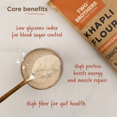 Two Brothers Organic Farms: Khapli Wheat Flour (2 kg)
