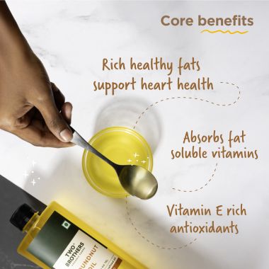 Two Brothers Organic Farms: Groundnut Oil 1 Litre